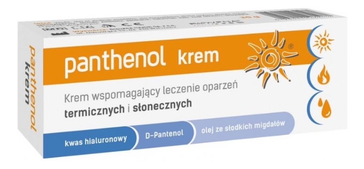 Panthenol Krem wspomagający leczenie oparzeń
