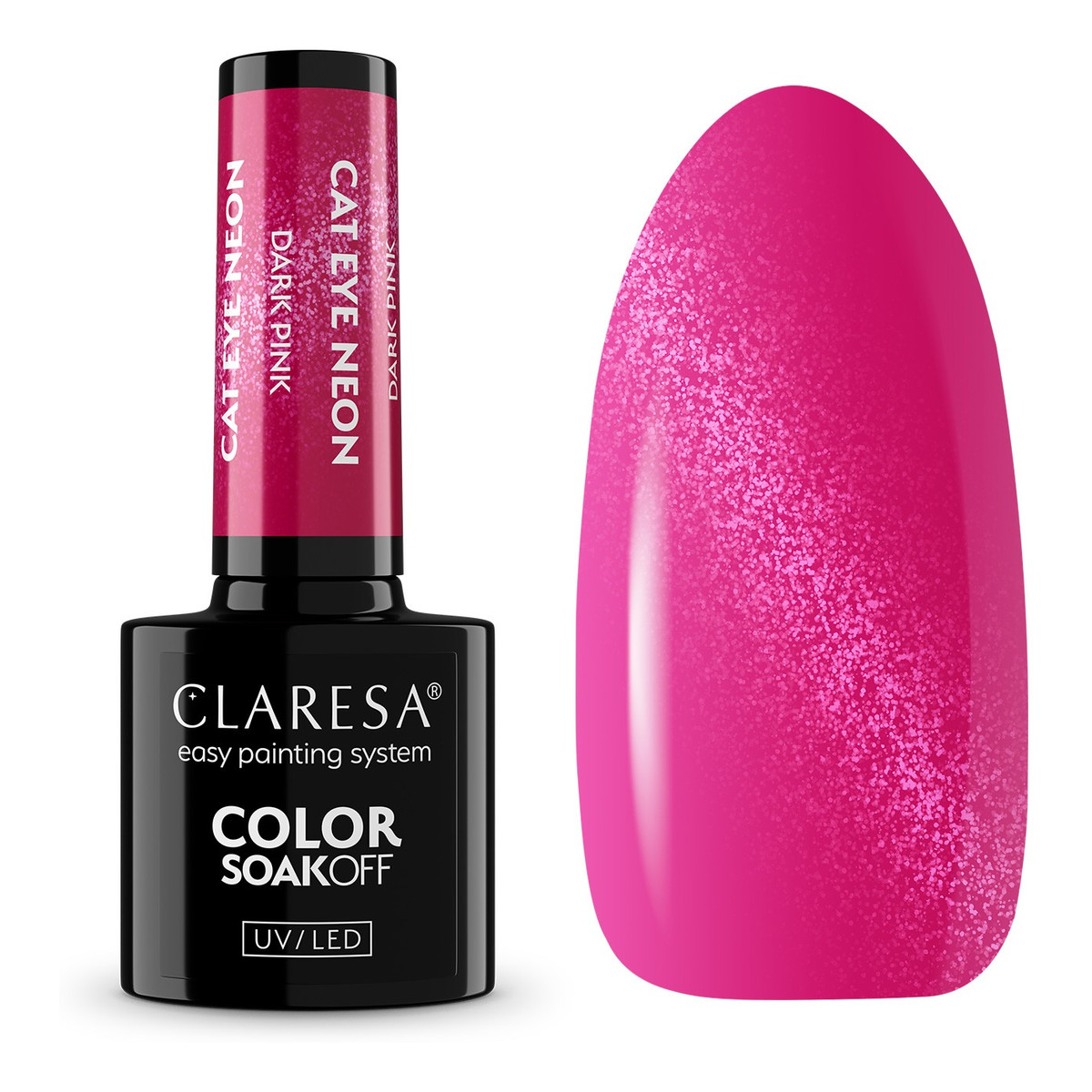 Claresa Cat Eye Neon Lakier Hybrydowy 5g