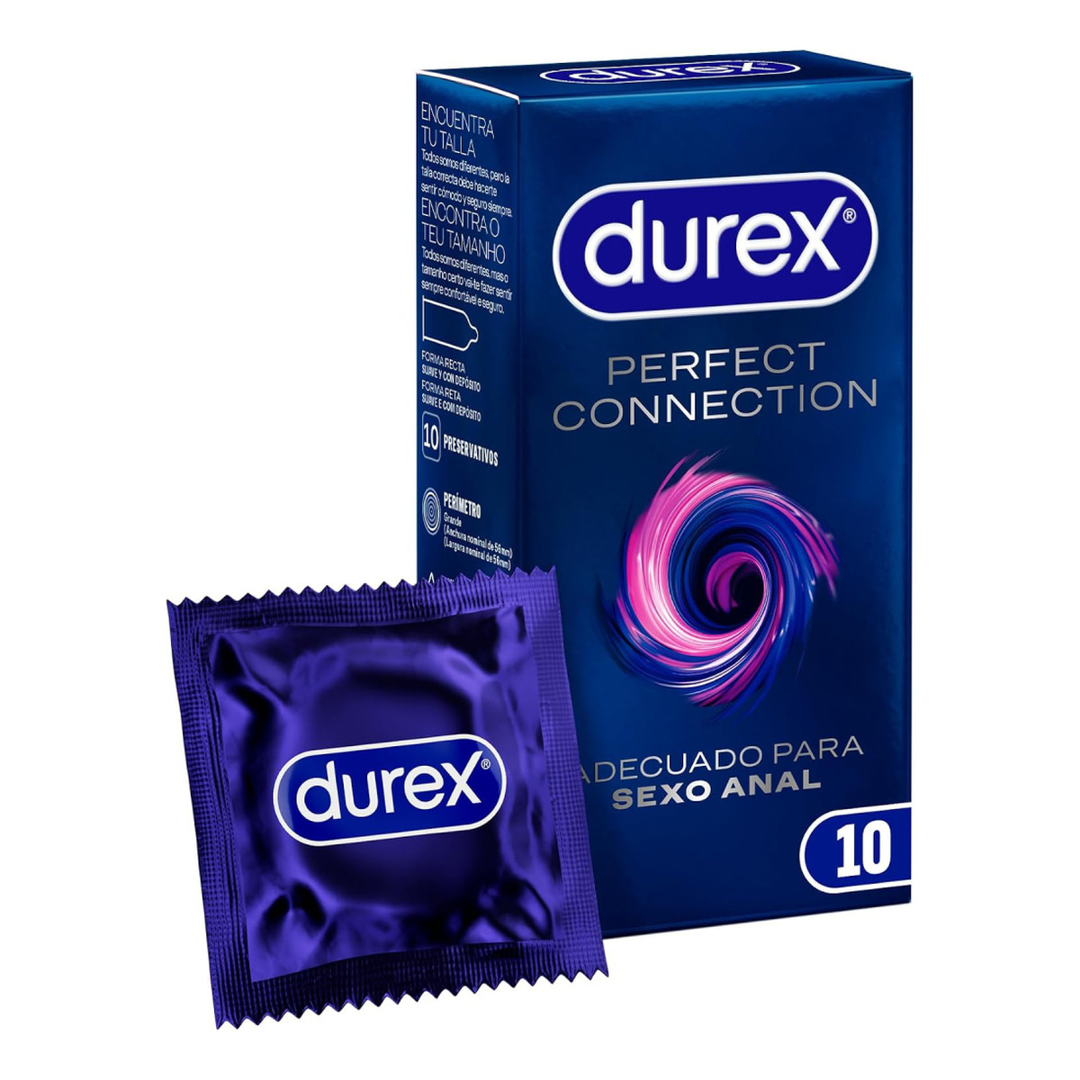 Durex Perfect Connection dodatkowo nawilżane prezerwatywy 10szt