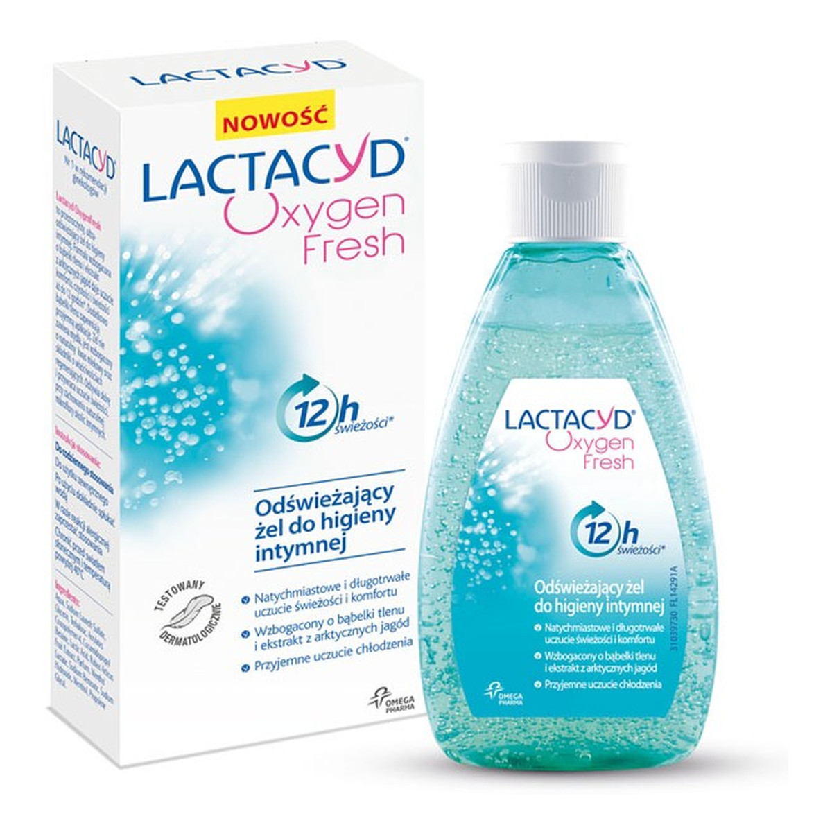 Lactacyd Oxygen Fresh odświeżający żel do higieny intymnej 200ml