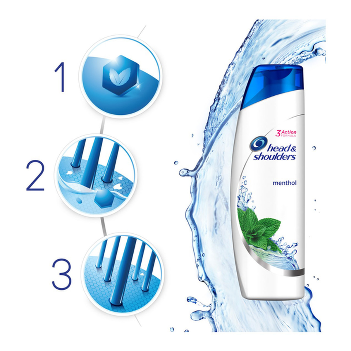 Head&Shoulders Menthol Fresh Przeciwłupieżowy Szampon do Włosów 200ml
