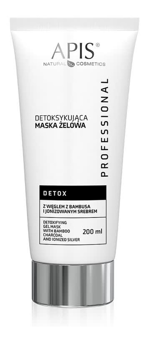 Gel Mask detoksykująca maska żelowa z węglem z bambusa i jonizowanym srebrem