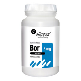 Bor 3mg (kwas borowy) suplement diety 100 tabletek