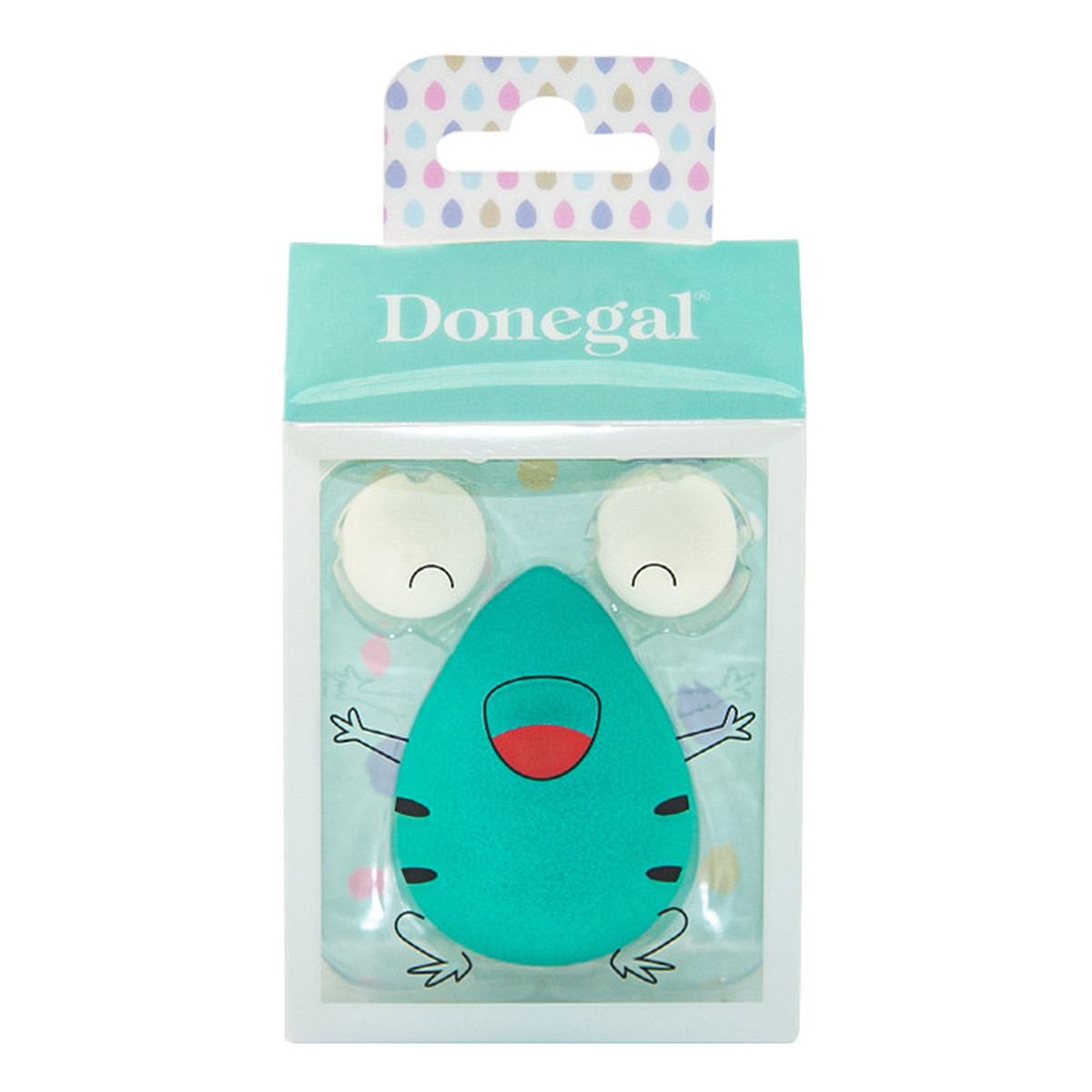 Donegal BLENDING SPONGE Zestaw gąbek do makijażu 2+1 Żabka (4333)
