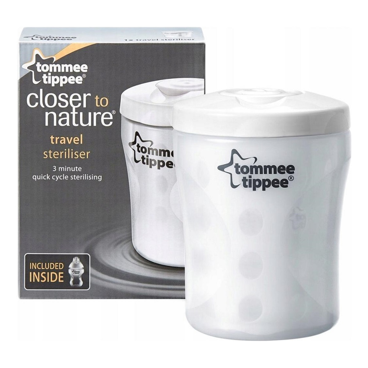 Tommee Tippee Closer to nature sterylizator mikrofalowy na jedną butelkę