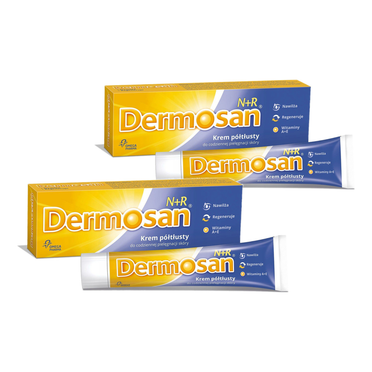 Dermosan N+R Krem półtłusty 2x40g