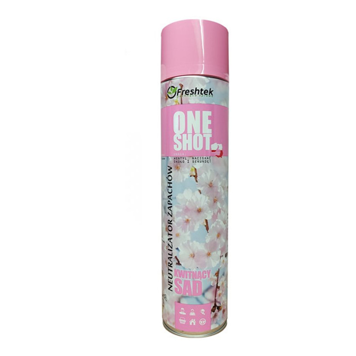 Freshtek One Shot Neutralizator zapachów Kwitnący Sad 600ml
