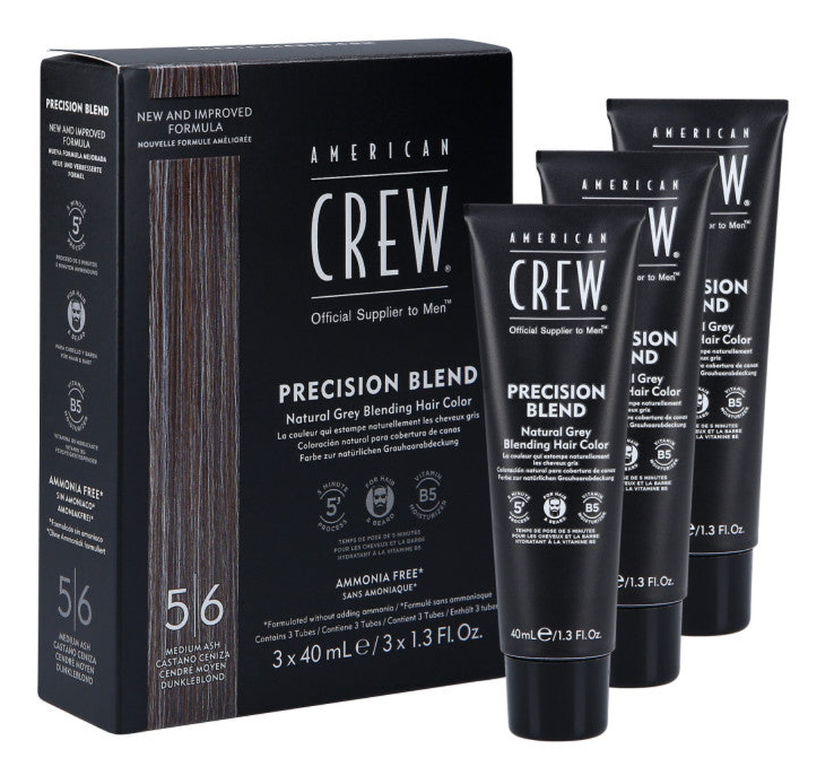 Odsiwiacz dla mężczyzn (5-6) Medium Ash 3x40ml