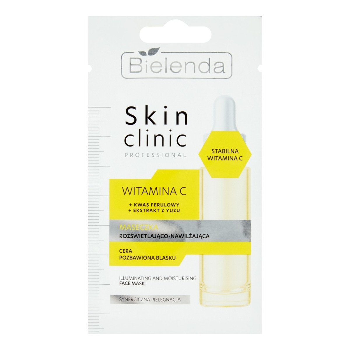 Bielenda Skin Clinic Professional Witamina C Maseczka rozświetlająco-nawilżająca 8g