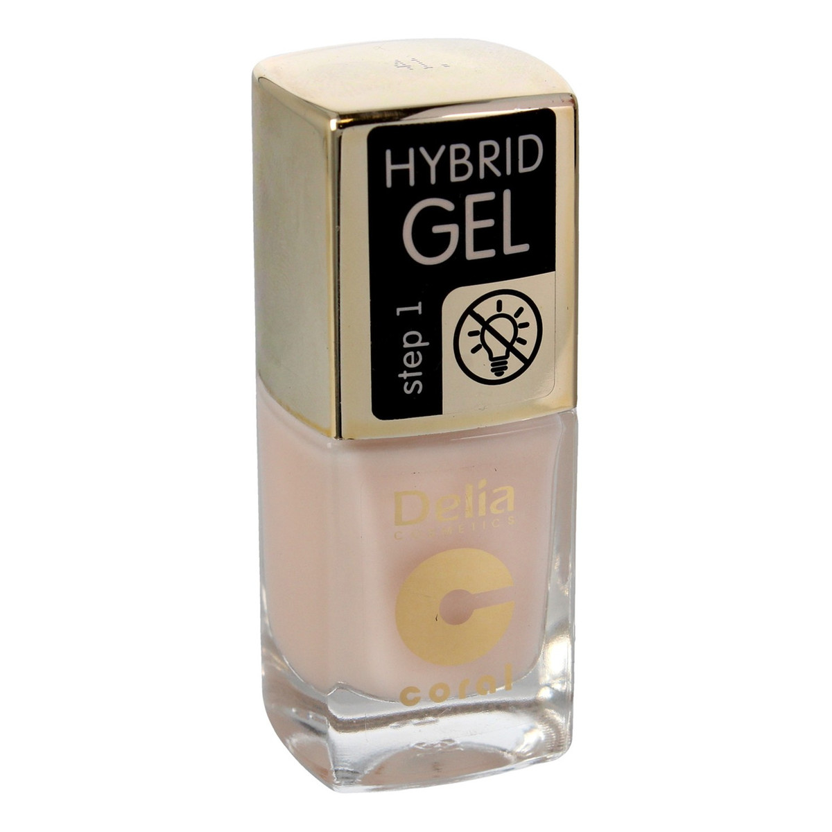 Delia Hybrid Gel Coral Lakier Do Paznokci 11ml