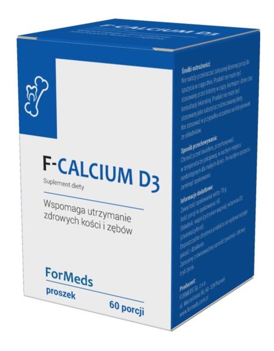 F-calcium d3 suplement diety w proszku