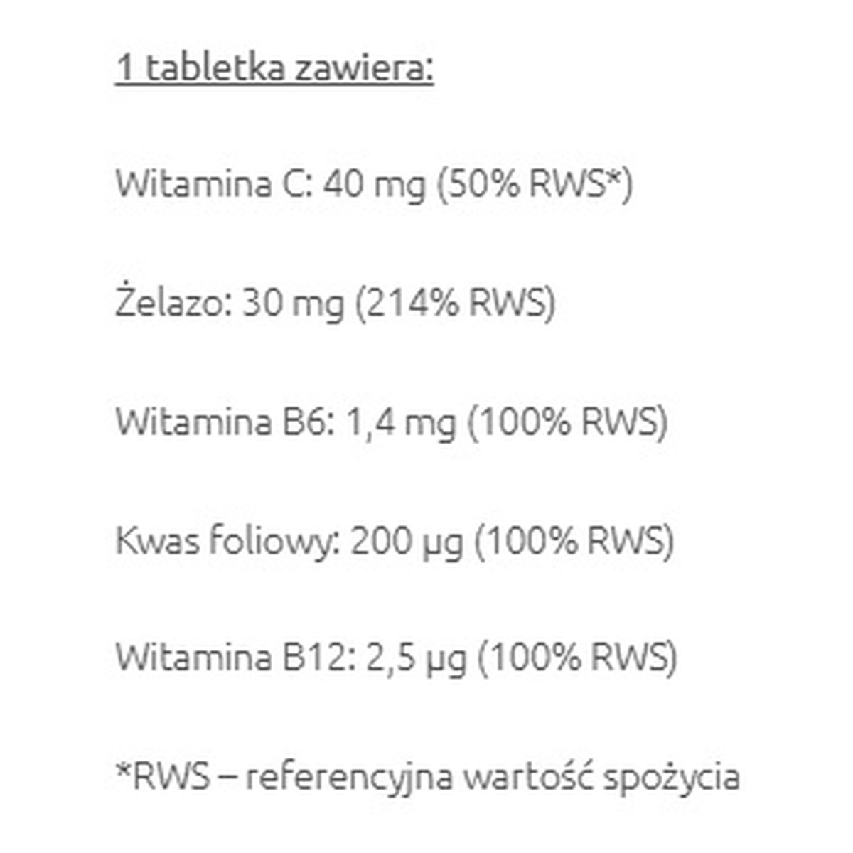 Feroptim Feroptim + SR suplement diety 60 kapsułek