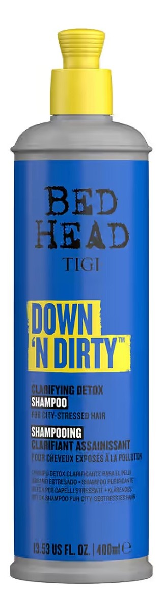 Bed head down n' dirty clarifying detox shampoo detoksykujący szampon do włosów