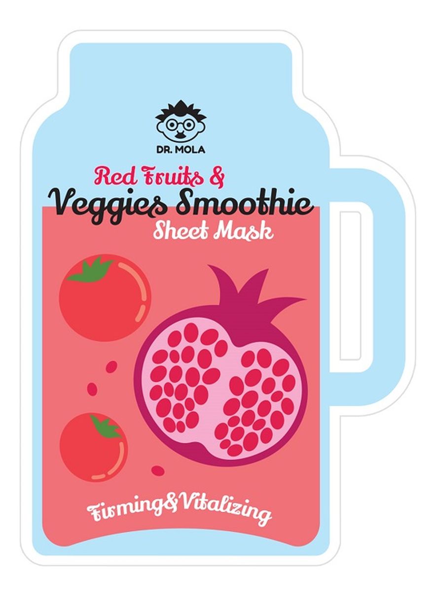 Red Fruits & Veggies Smoothie Sheet Mask maseczka w płachcie ujędrniająco-witalizująca
