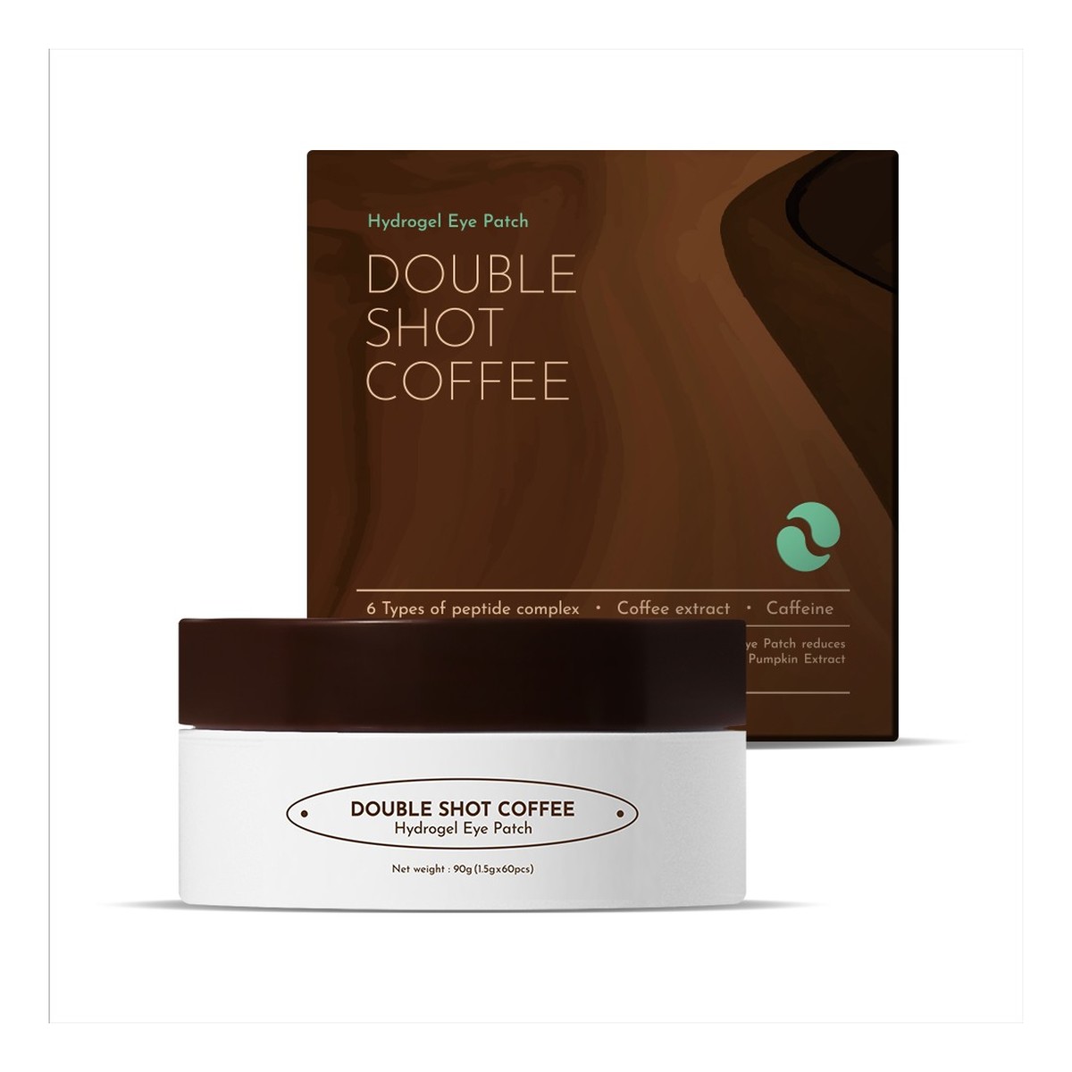 Orjena Hydrożelowe Płatki pod oczy Double Shot Coffee 90g