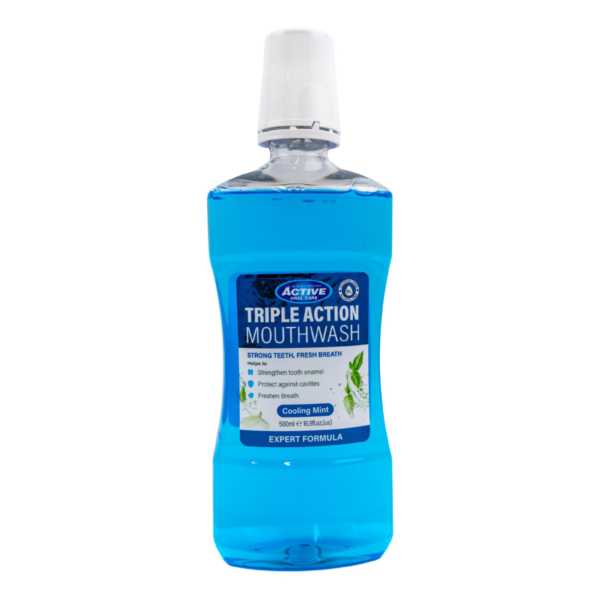 Beauty Formulas Triple Action Płyn do płukania jamy ustnej 500ml