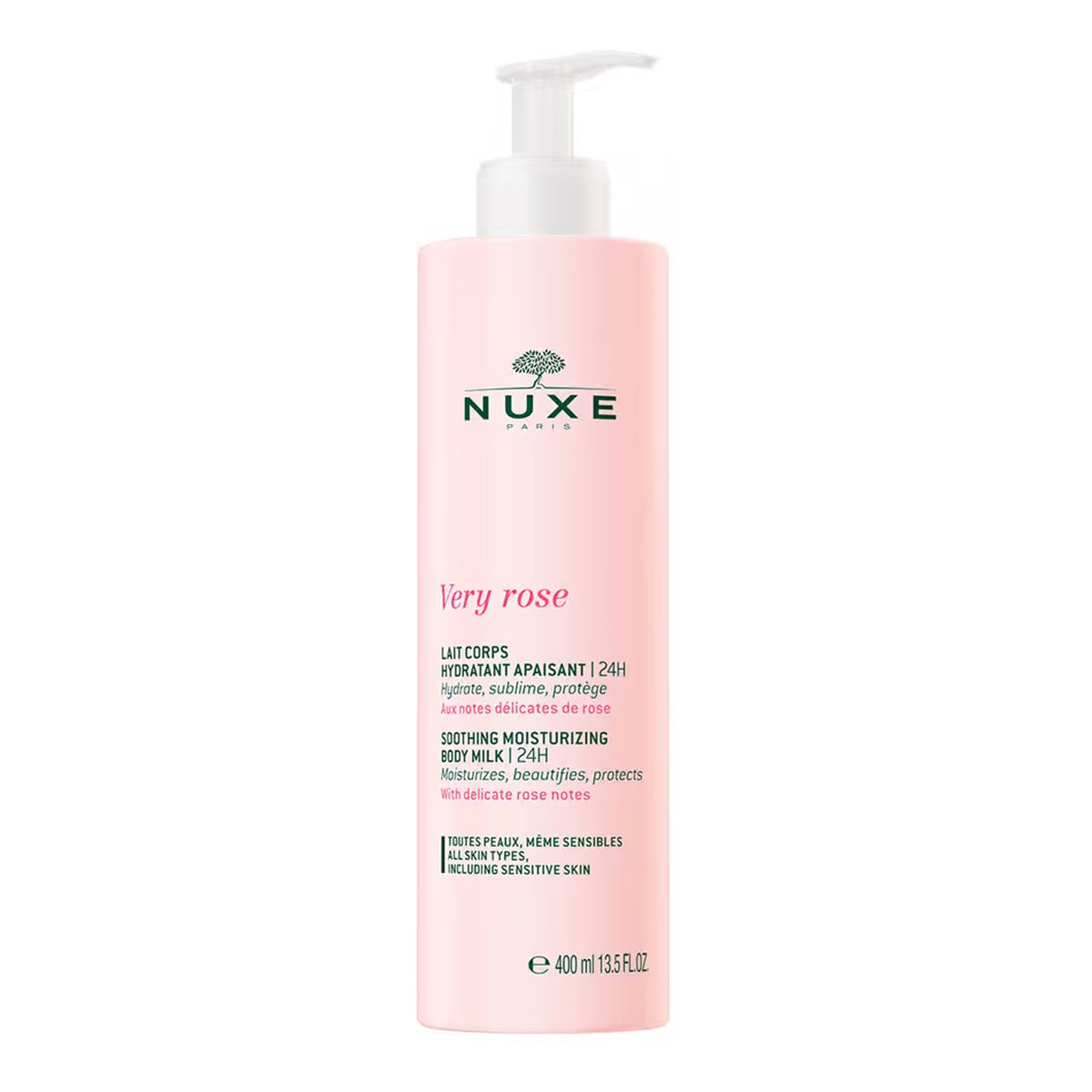 Nuxe Very Rose nawilżające Mleczko do ciała 400ml