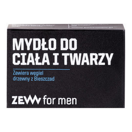 Mydło do ciała i twarzy z węglem drzewnym z bieszczad