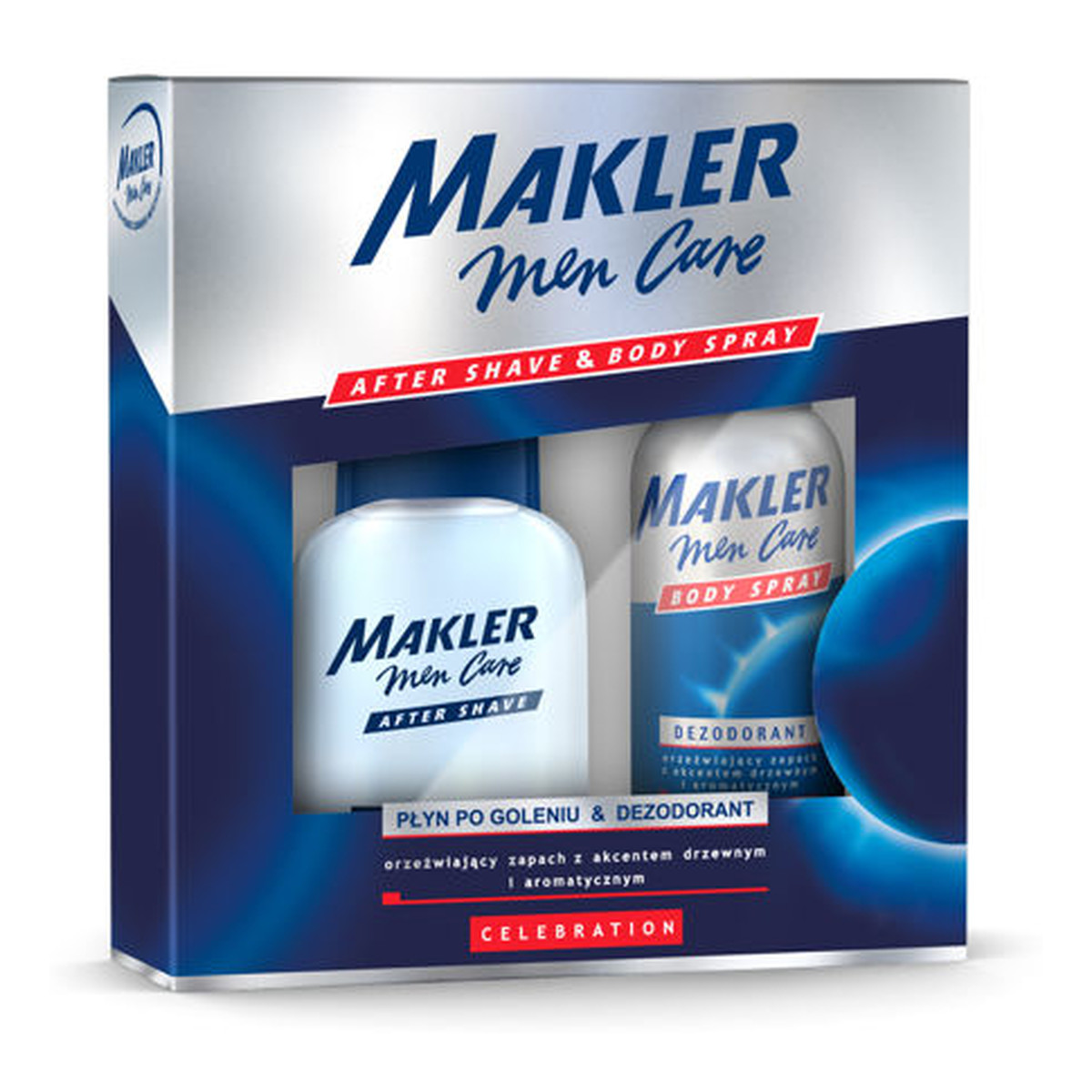 Bi-es Makler Celebration Zestaw prezentowy płyn po goleniu + dezodorant spray