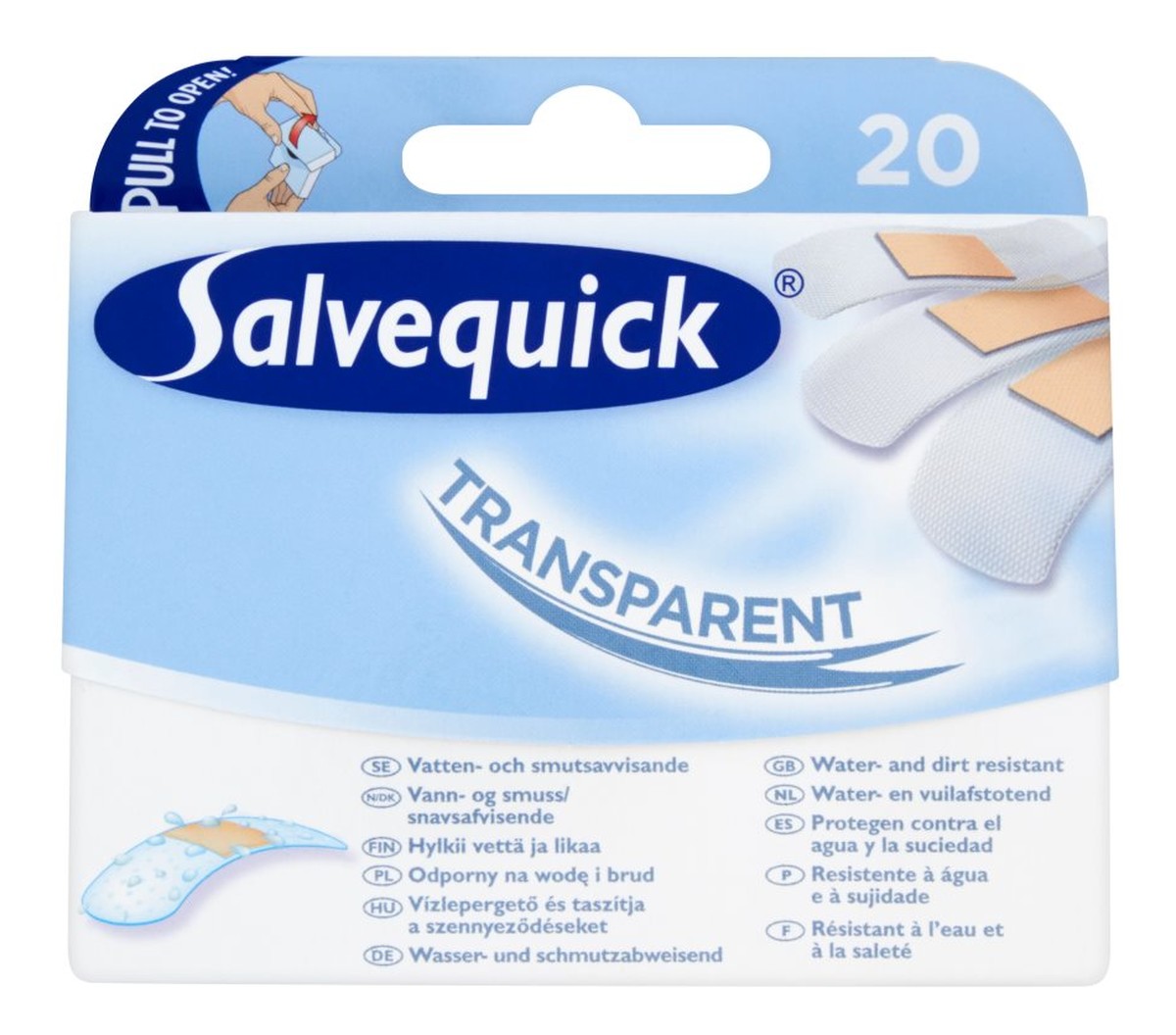 Plastry Transparentne 20szt.