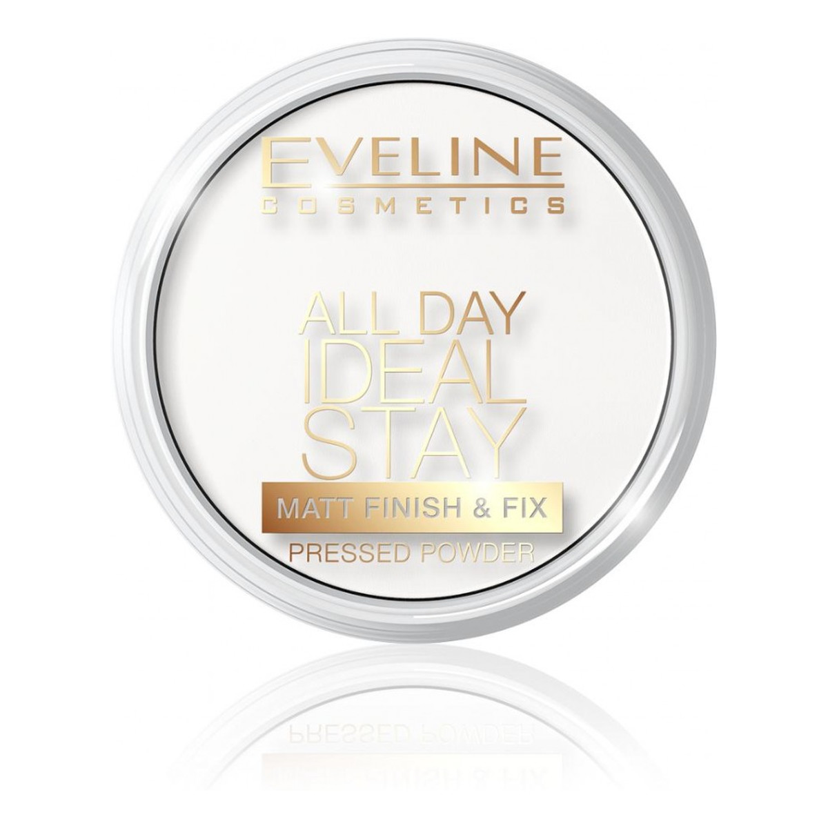 Eveline All Day Ideal Stay Matt Finish & Fix Puder prasowany matujący