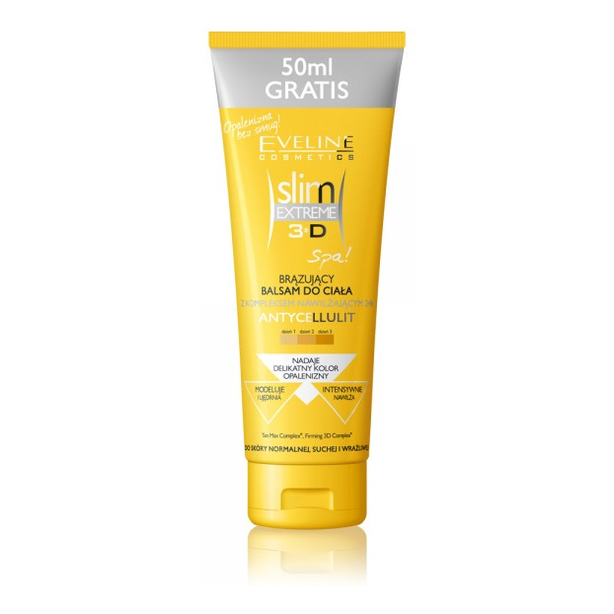 Eveline 3D Slim Extreme Brązujący Balsam Do Ciała z Kompleksem Nawilżającym 250ml