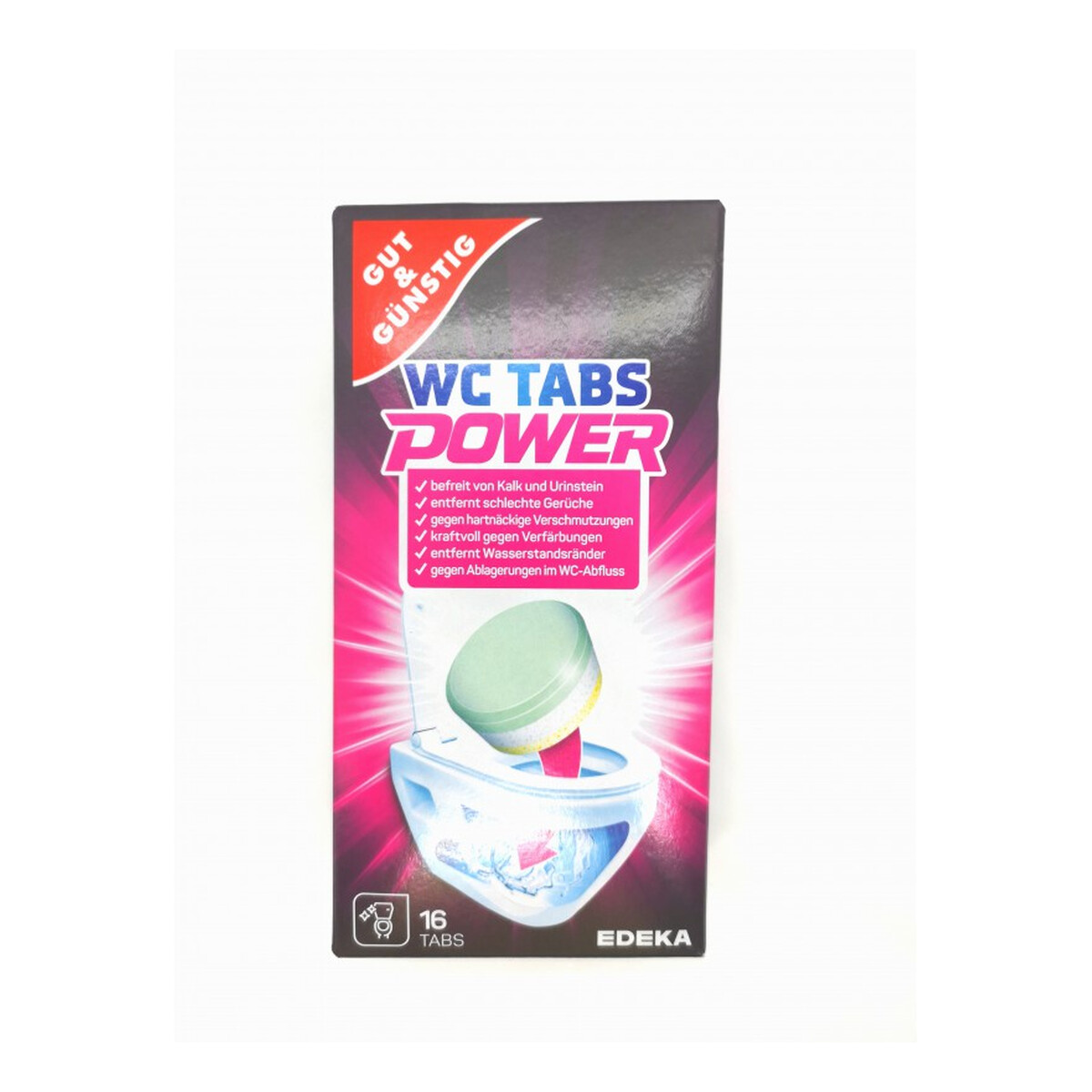Gut&Gunstig Tabletki do WC 16szt.