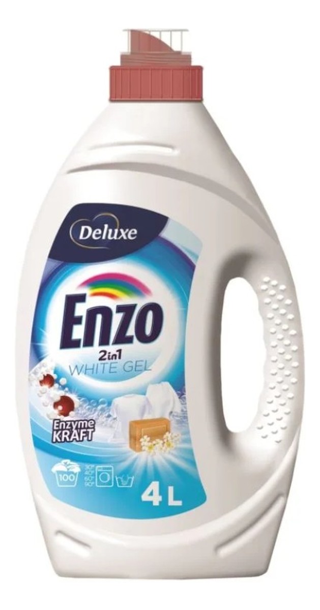 Żel do prania białego 2w1