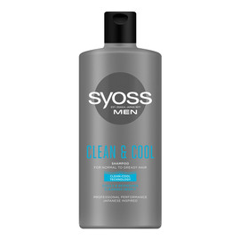 Men clean & cool shampoo szampon do włosów normalnych i przetłuszczających się