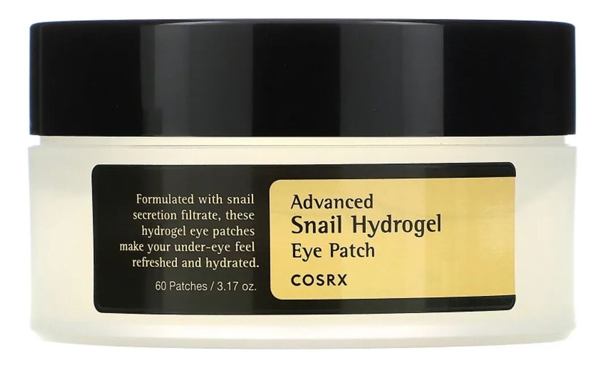 Advanced snail hydrogel eye patch hydrożelowe płatki pod oczy ze śluzem ślimaka 60szt.