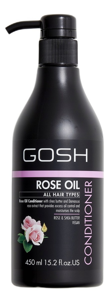 Rose oil odżywka do włosów z olejkiem różanym