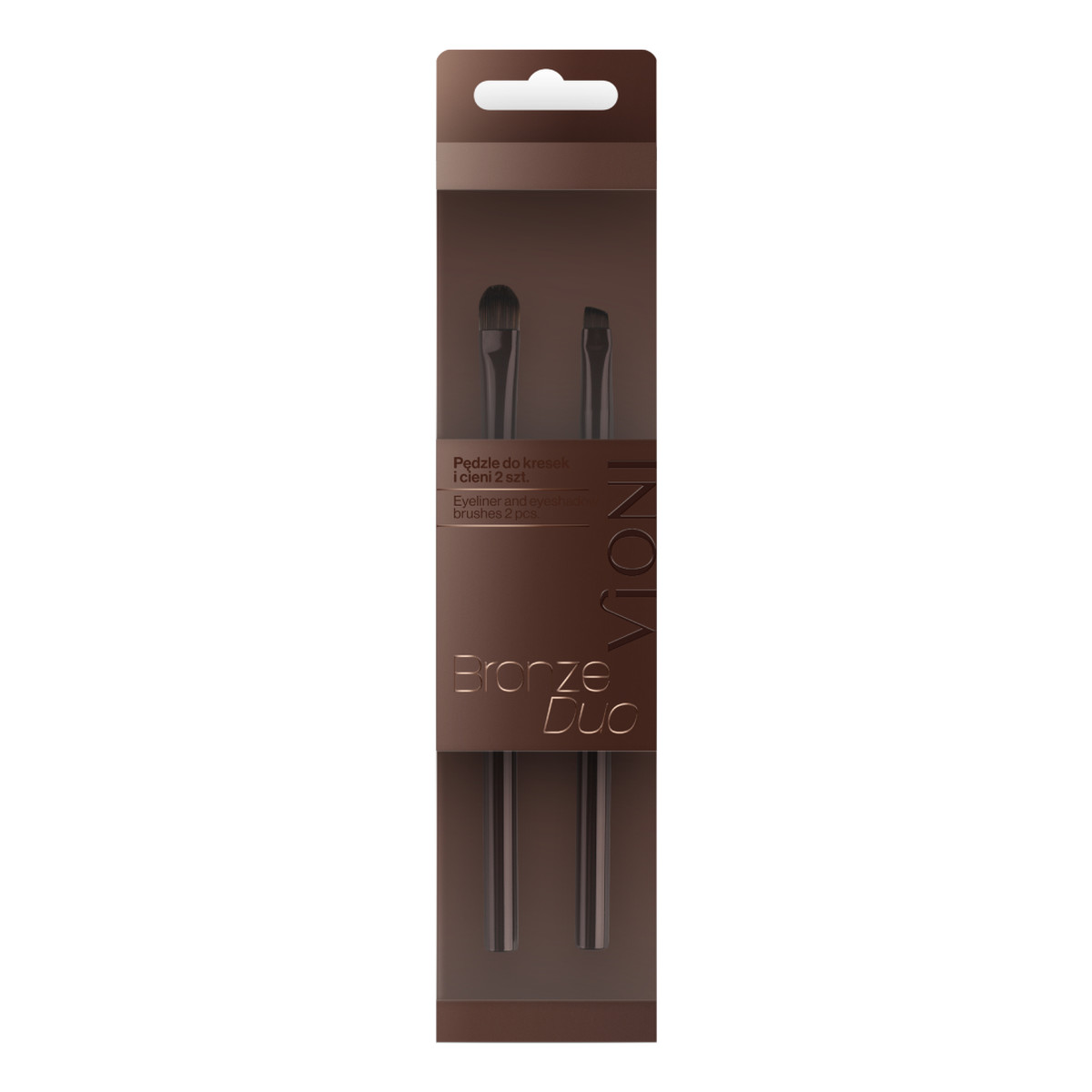 Vioni Bronze Duo pędzle do kresek i cieni 2szt.