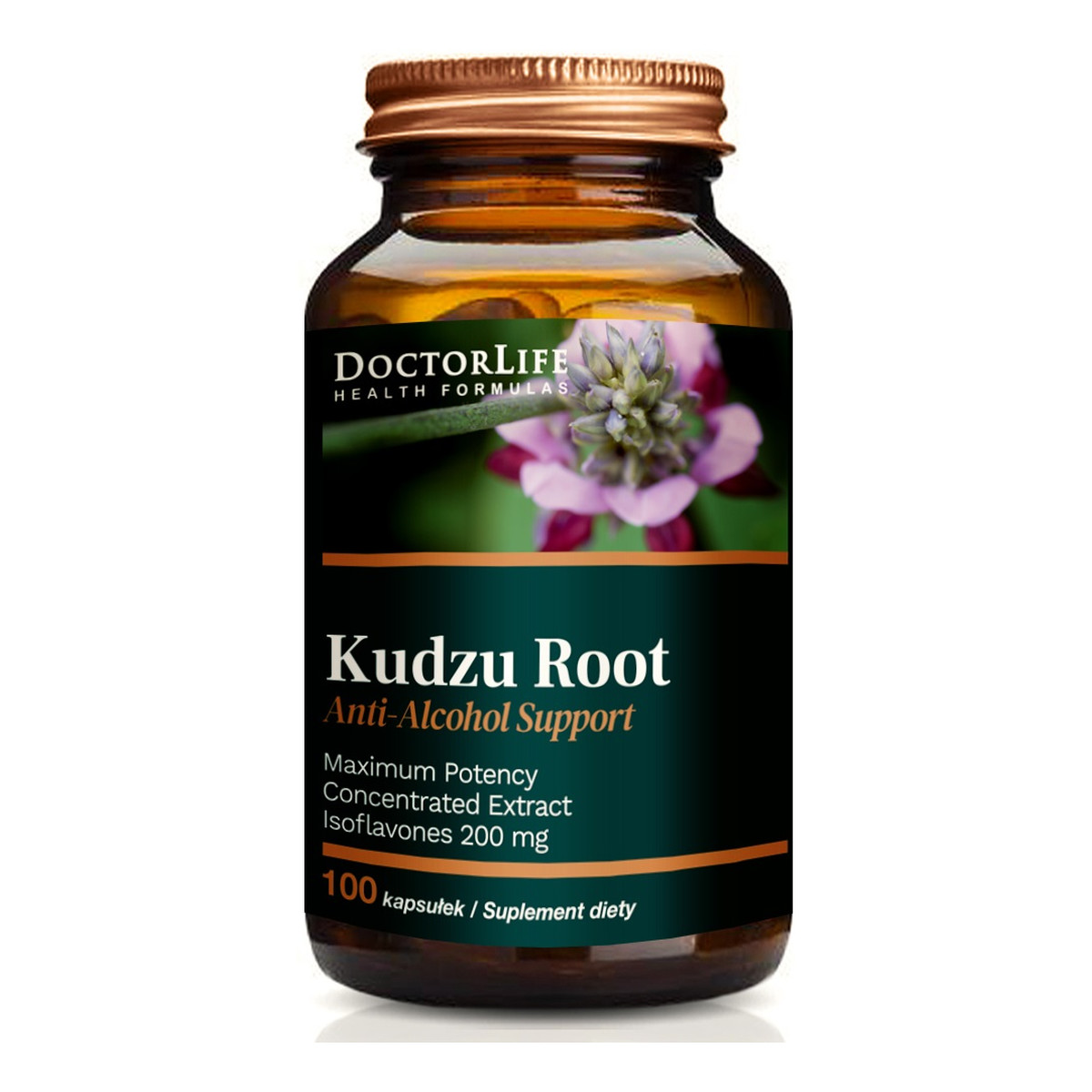 Doctor Life Kudzu root 500mg suplement diety 100 tabletek