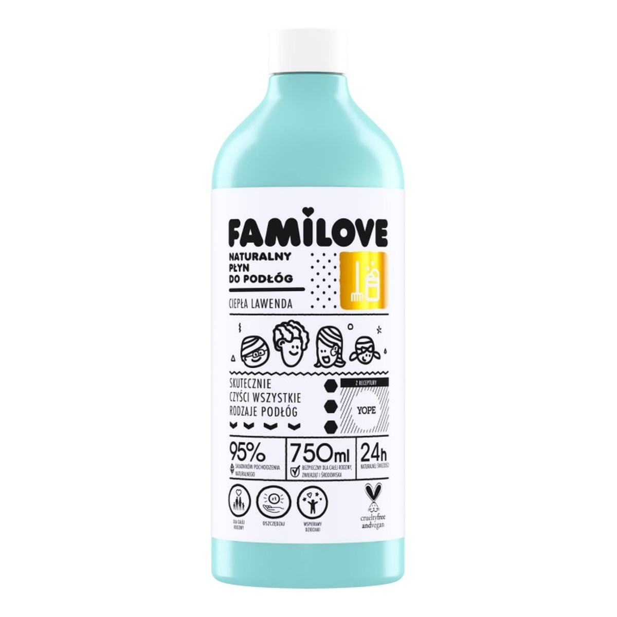 Yope Familove naturalny płyn do podłóg 750ml