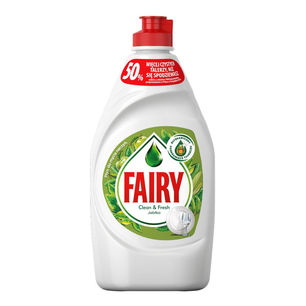 Fairy Clean & Fresh Płyn do mycia naczyń Jabłko 450ml
