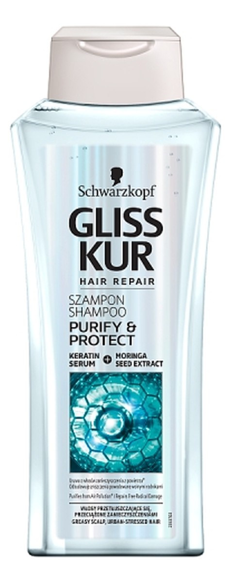 szampon do włosów przetłuszczających się, przeciążonych zanieczyszczeniami