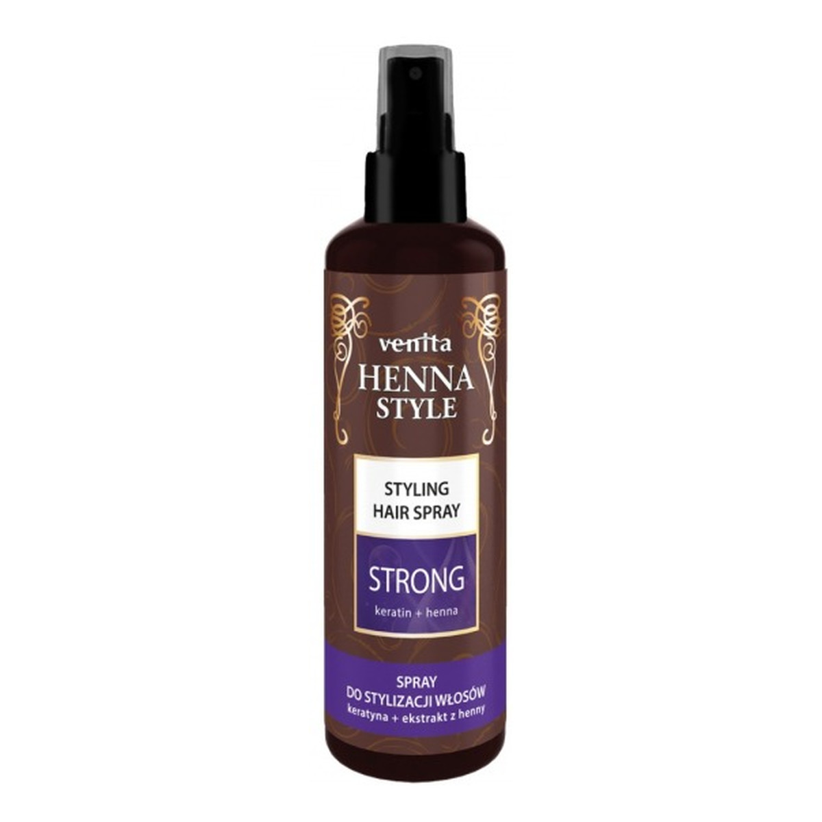 Venita Henna Style Spray do stylizacji włosów Strong Keratin+Henna 200ml