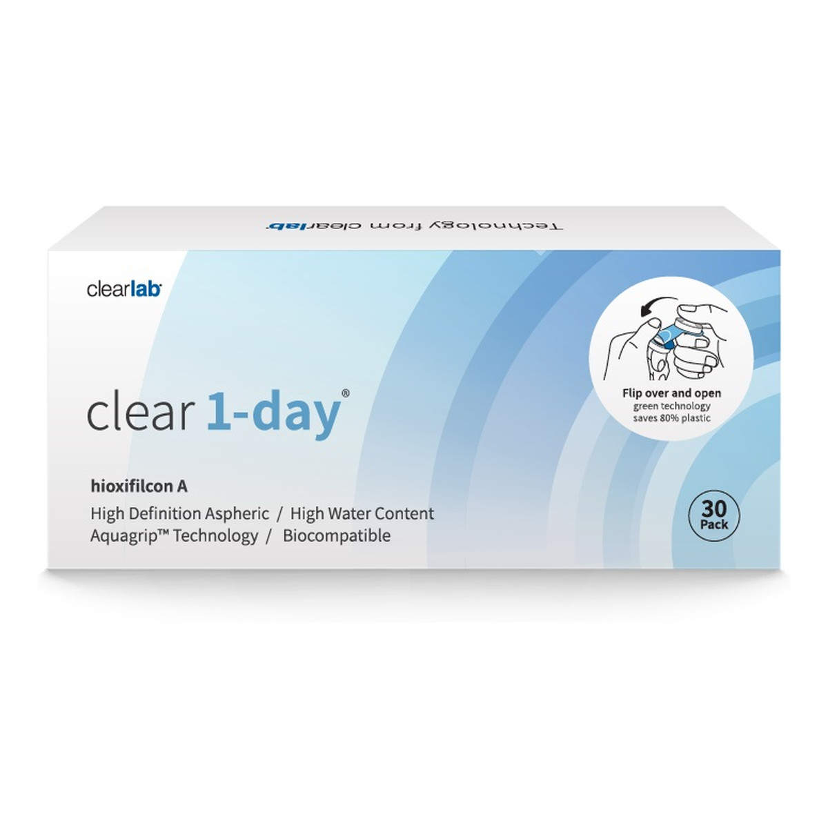 Clearlab Clear 1-day jednodniowe soczewki kontaktowe-3.00 30szt