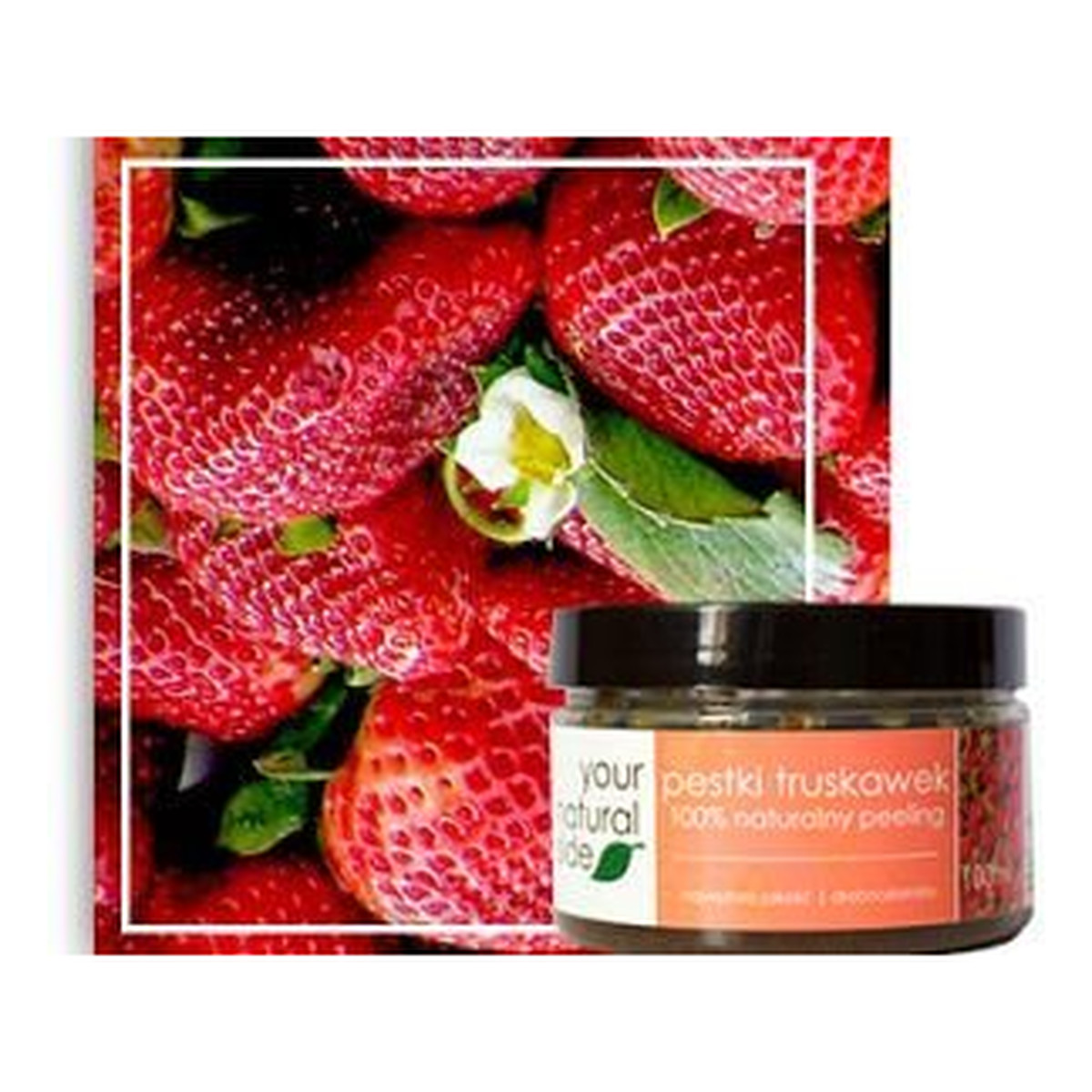 Your Natural Side Peeling z pestek truskawek drobnoziarnisty 100ml