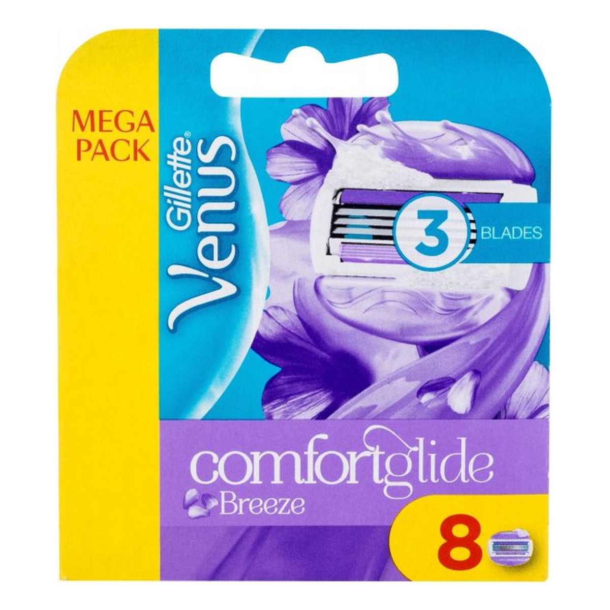 Gillette Venus Woman Breeze Ostrza Nożyki Wkłady do maszynki 8szt.