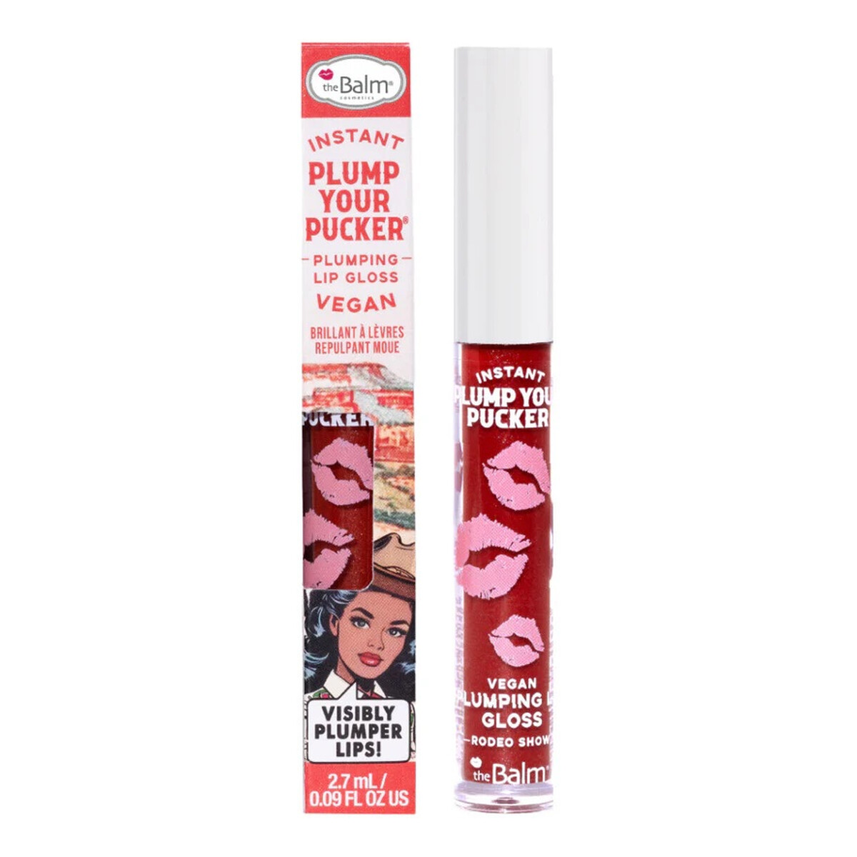 the Balm Instant plump your pucker plumping lip gloss błyszczyk powiększający usta rodeo show 2.7ml