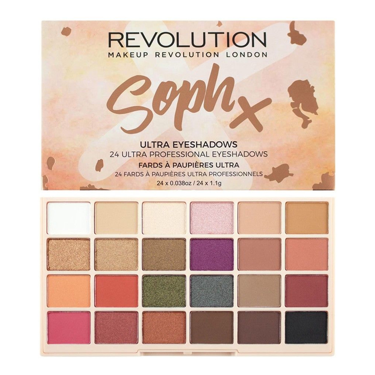 Makeup Revolution Soph X Paleta 24 Cieni Do Powiek