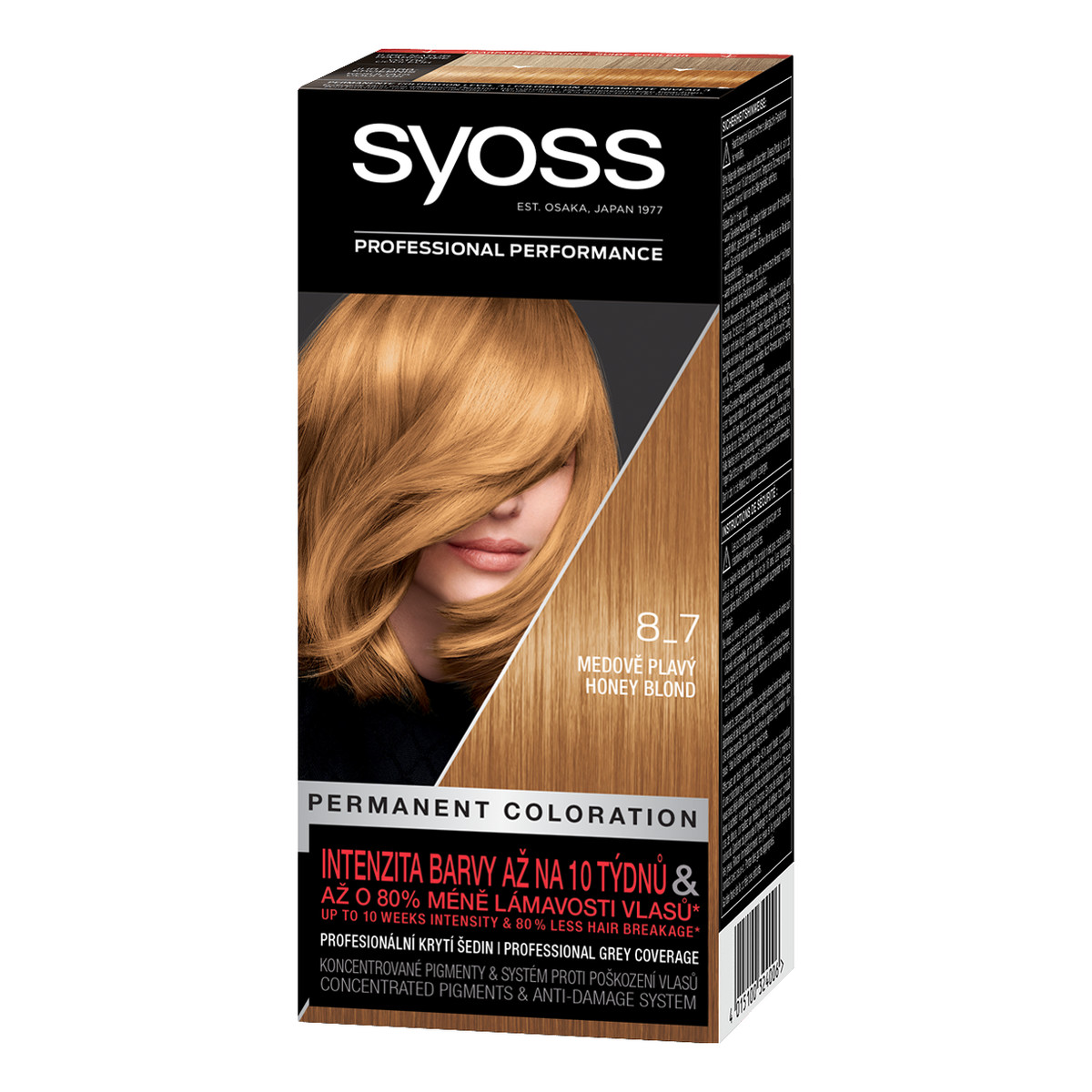 Syoss Professional Performance Farba Do Włosów Miodowy Blond 8-7 115ml