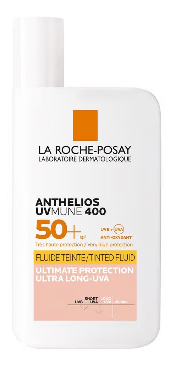 Anthelios uvmune 400 barwiący fluid przeciwsłoneczny spf50+