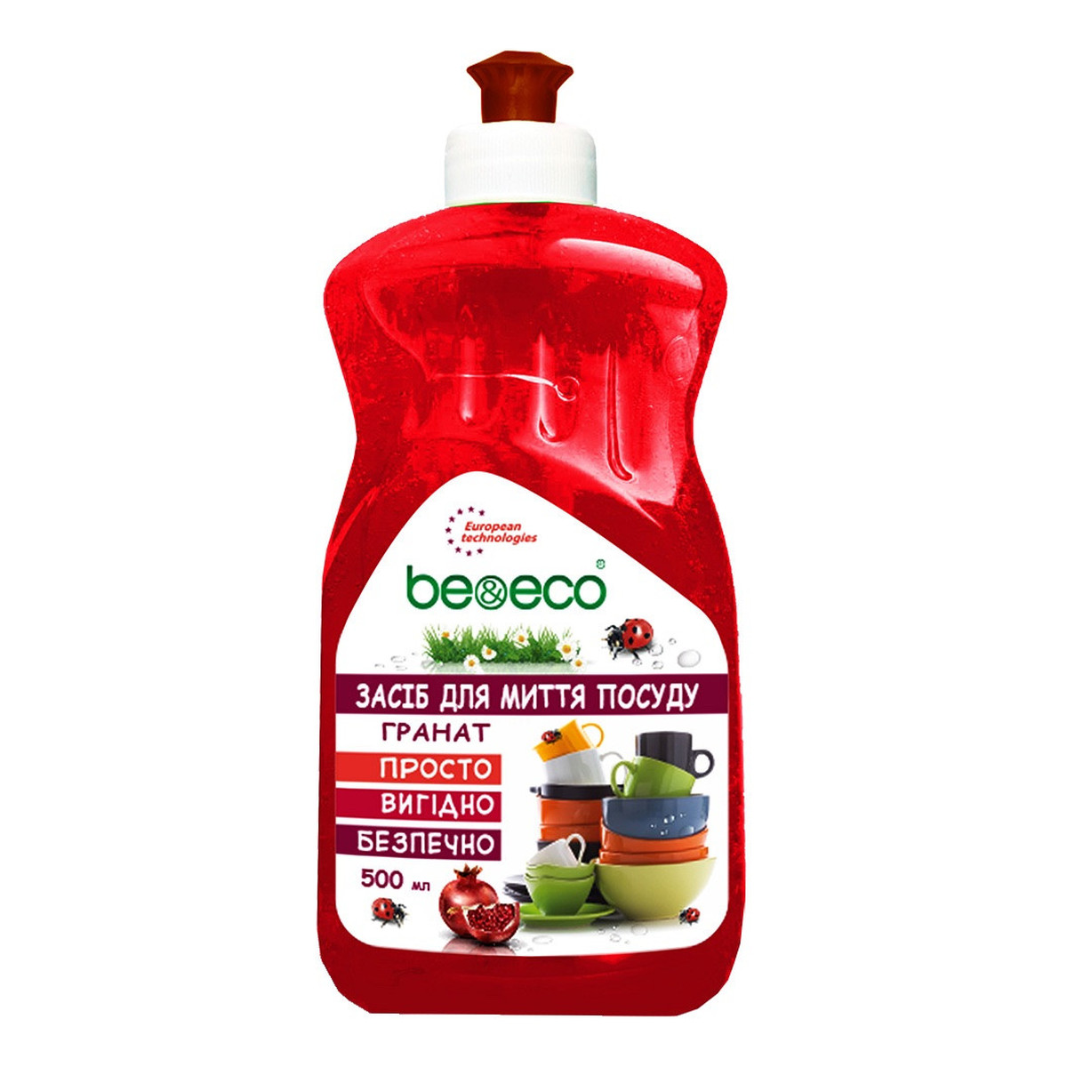 Be&Eco Płyn do mycia naczyń Granat 500ml