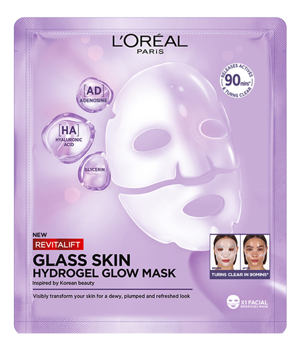 Glass Skin rozświetlająco-nawilżająca maska hydrożelowa