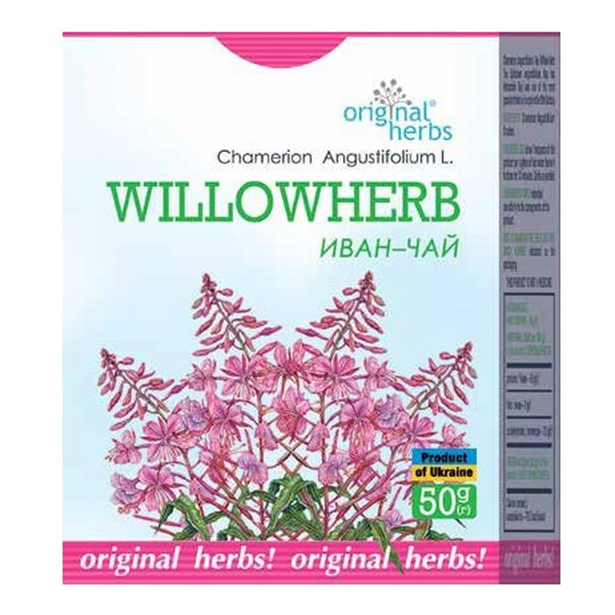 Original Herbs Herbatka ziołowa Iwan Czaj 50g