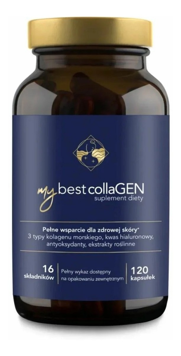 Mybestcollagen suplement diety 120 kapsułek