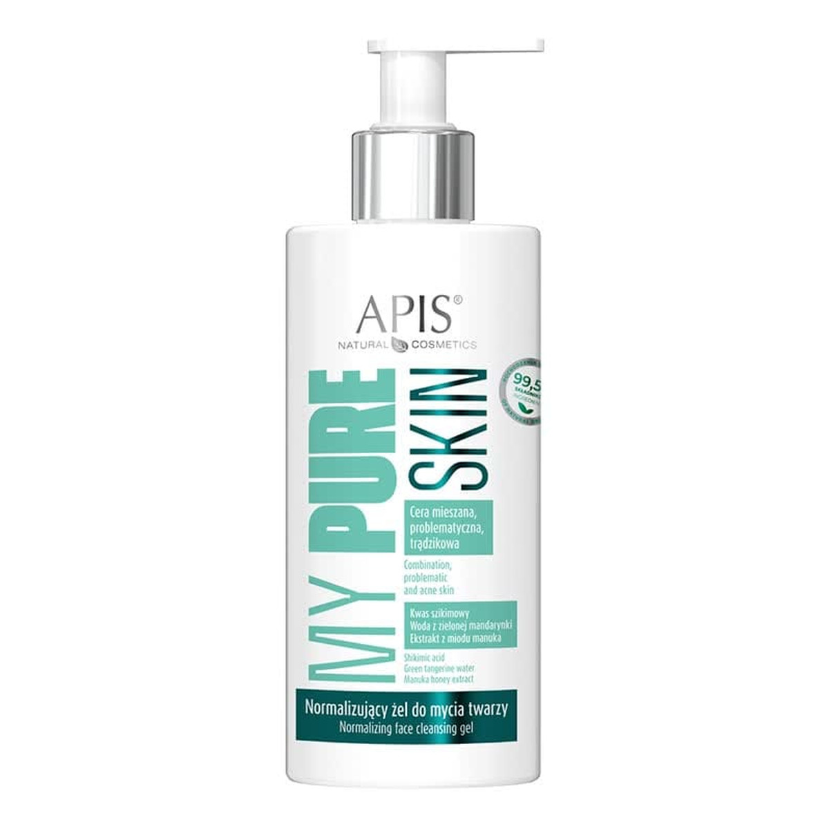 Apis My Pure Skin Normalizujący Żel Do Mycia Twarzy 300ml