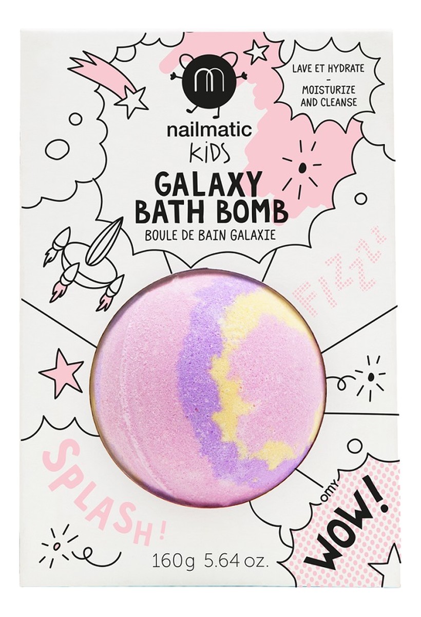 Kids galaxy bath bomb kula do kąpieli dla dzieci supernova